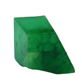 Natural Uncut Rough 372.58 Carat Green Emerald Cut Certified Loose Gemstone , Best For Good Luck & Prosperity | Free Delivery & Gift
